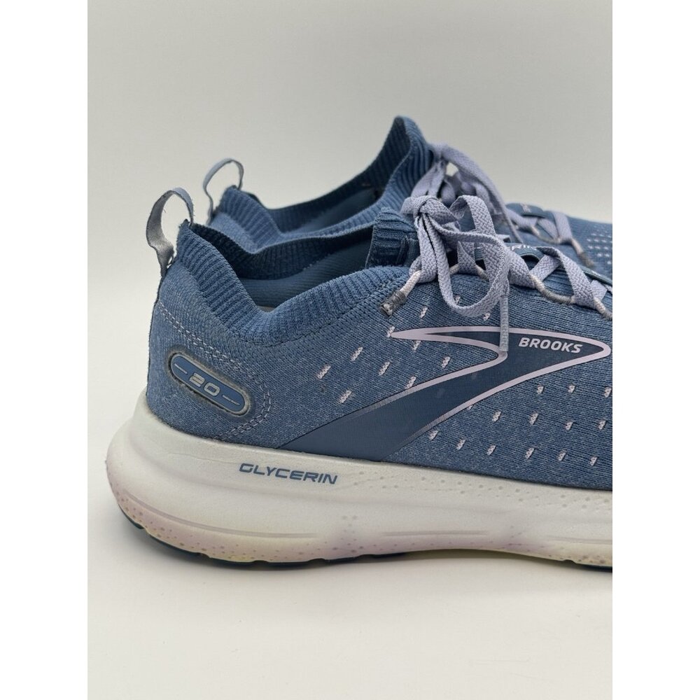 Brooks Glycerin 20 Athletic Running Shoes Womens Blue Low Top Lace Up Size 11.5 - Picture 2 of 14
